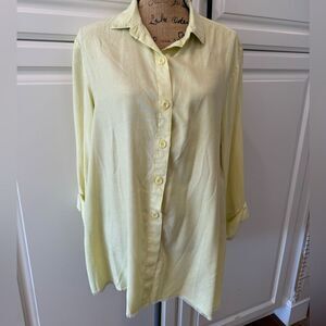 Cloth & Stone tencel button up size Large